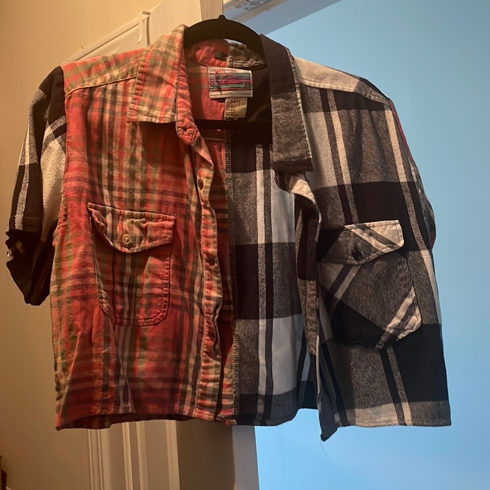 Crop button up